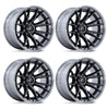 (4) 20x9 Fuel Catalyst Black Tint Wheels 8X170 +1MM Offset For 1999-2027 Ford F-250/F-350 SRW