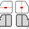 SuperATV Sliding Window Insert for SuperATV Poly Cab Doors