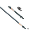 SuperATV Polaris RZR S 1000 Heavy-Duty Prop Shaft—Rhino Driveline