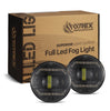 AlphaRex DoubleTap Dual Color LED Projector Fog Lights White Amber For Acura / Ford / Honda / Subaru / Nissan