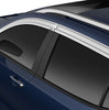 Husky Liners Low Profile Ventvisor Deflector; Smoke with Chrome Trim; Outside Mount; 4 pc. 2018-2024 GMC Terrain 2884059