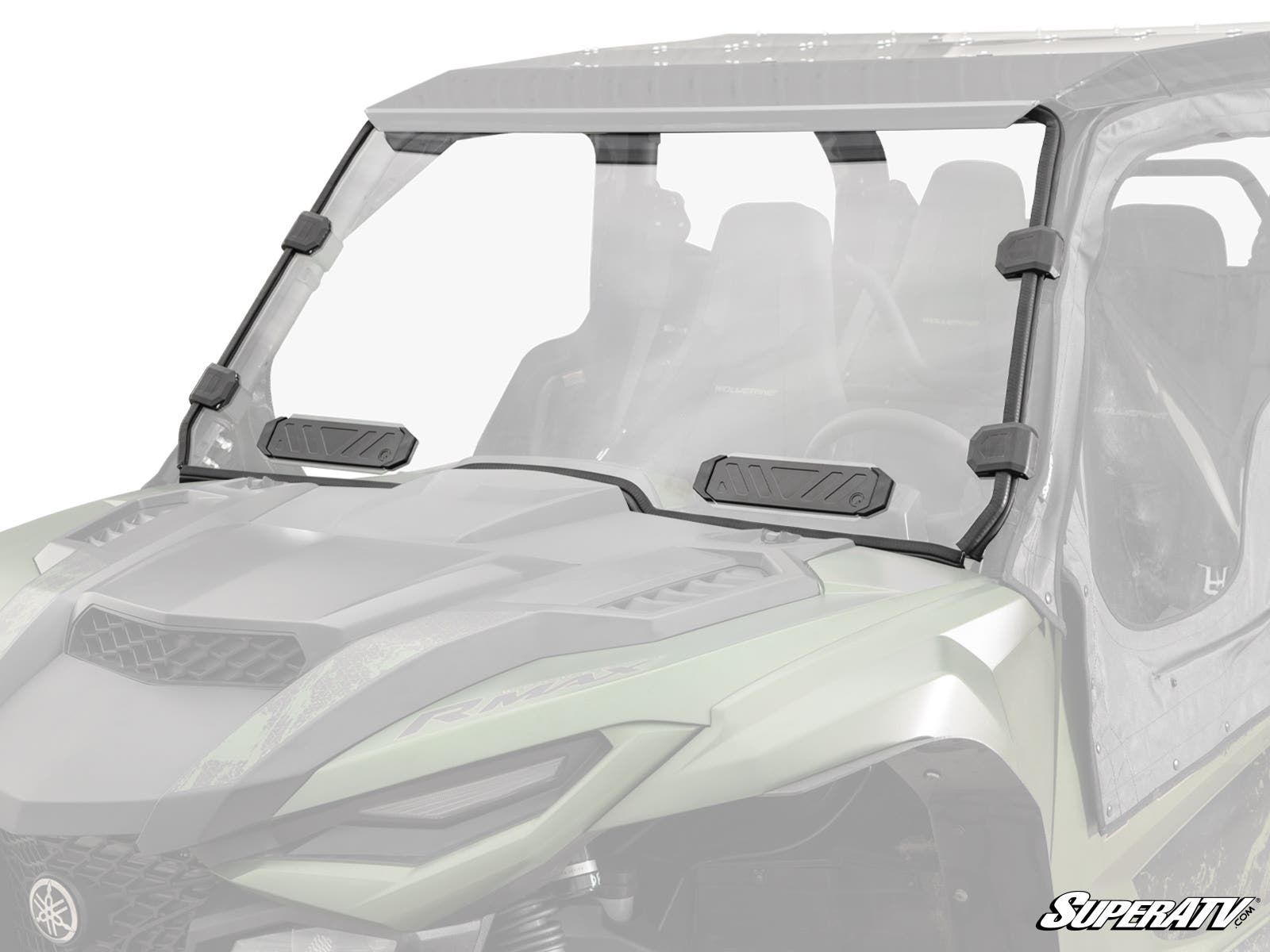 Superatv Rear Window Rmax SuperATV Yamaha Wolverine X2 850 Vented Full Windshield WS-Y-RMAX-V-70 ...