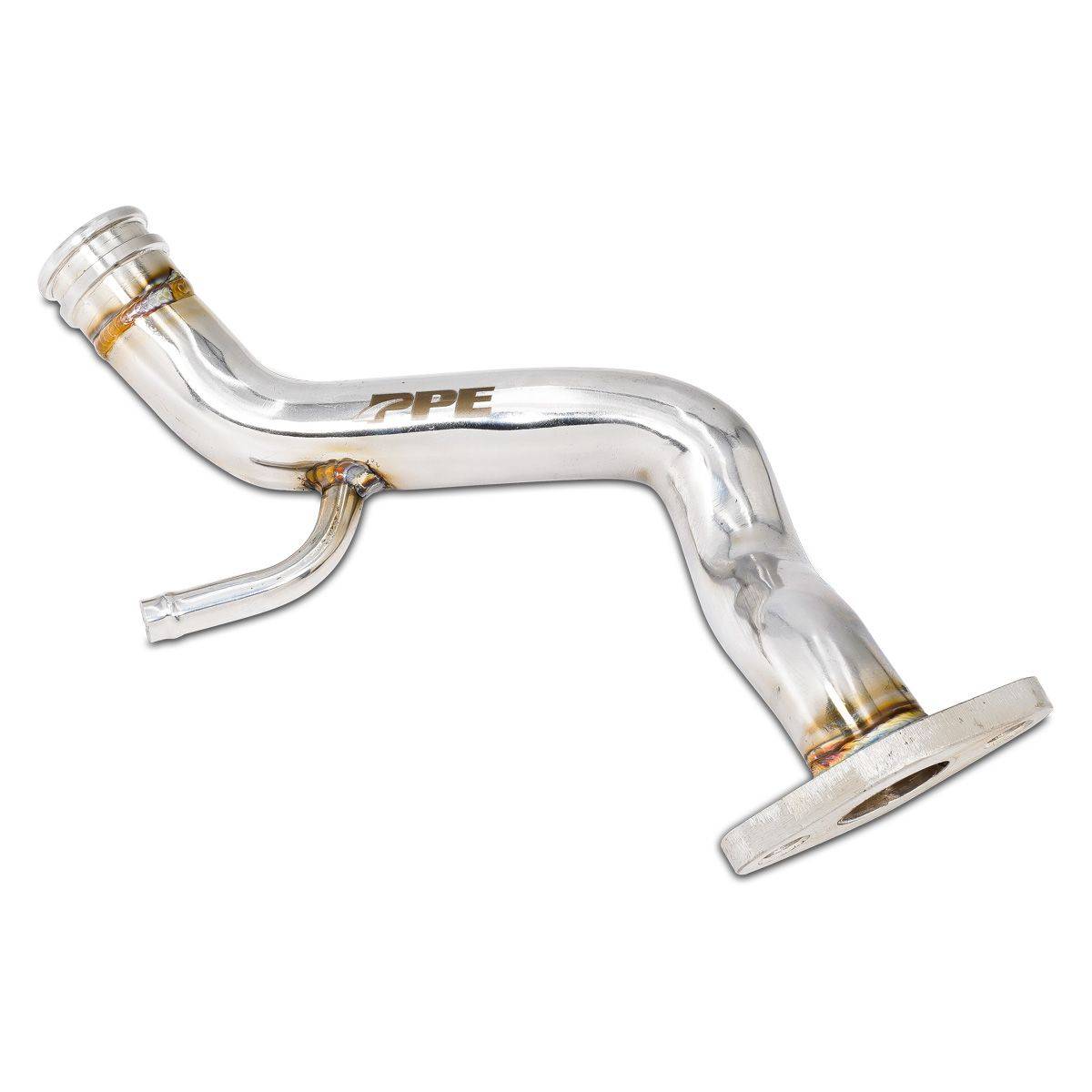 PPE Polished 304 Stainless Steel Coolant Bypass Tube 06-07 GM 6.6L LBZ Duramax