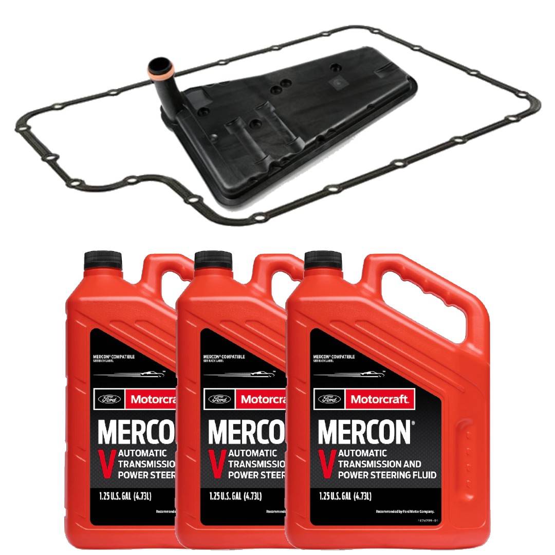 Ford Motorcraft Mercon V Transmission Fluid Kit 3-Quart