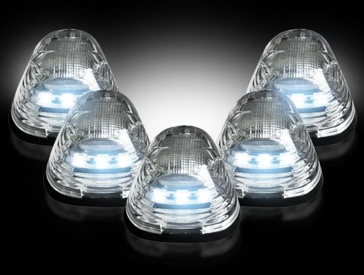 Recon Lighting - Recon Clear LED Cab Light Kit - White LED For 99-16 Super Duty