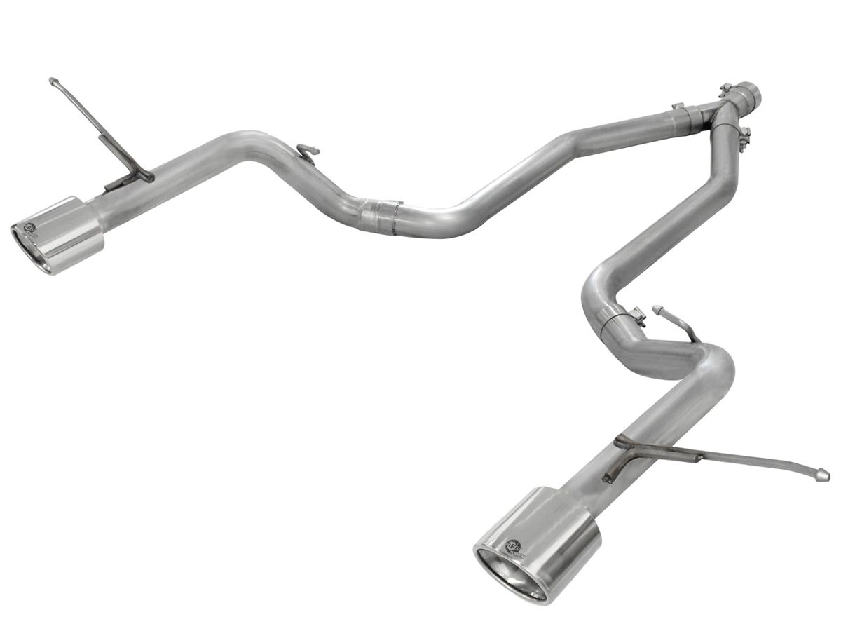 aFe Power - aFe Power Large Bore-HD 2-1/2" 409 Stainless Steel DPF-Back Exhaust System
