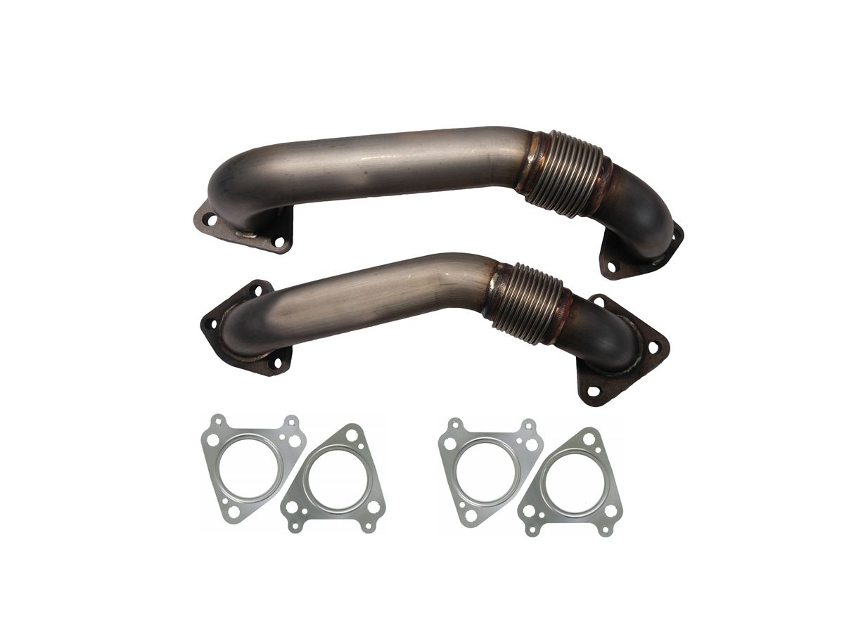 Rudy's Performance Parts - Rudy's Heavy Duty Replacement Up Pipe Kit For 01-04 LB7 Duramax