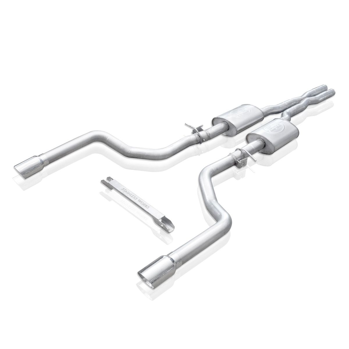 Stainless Works 3" 304 SS Exhaust System (Factory Connection) For 15-18 Dodge Charger 6.2/6.4 Hemi