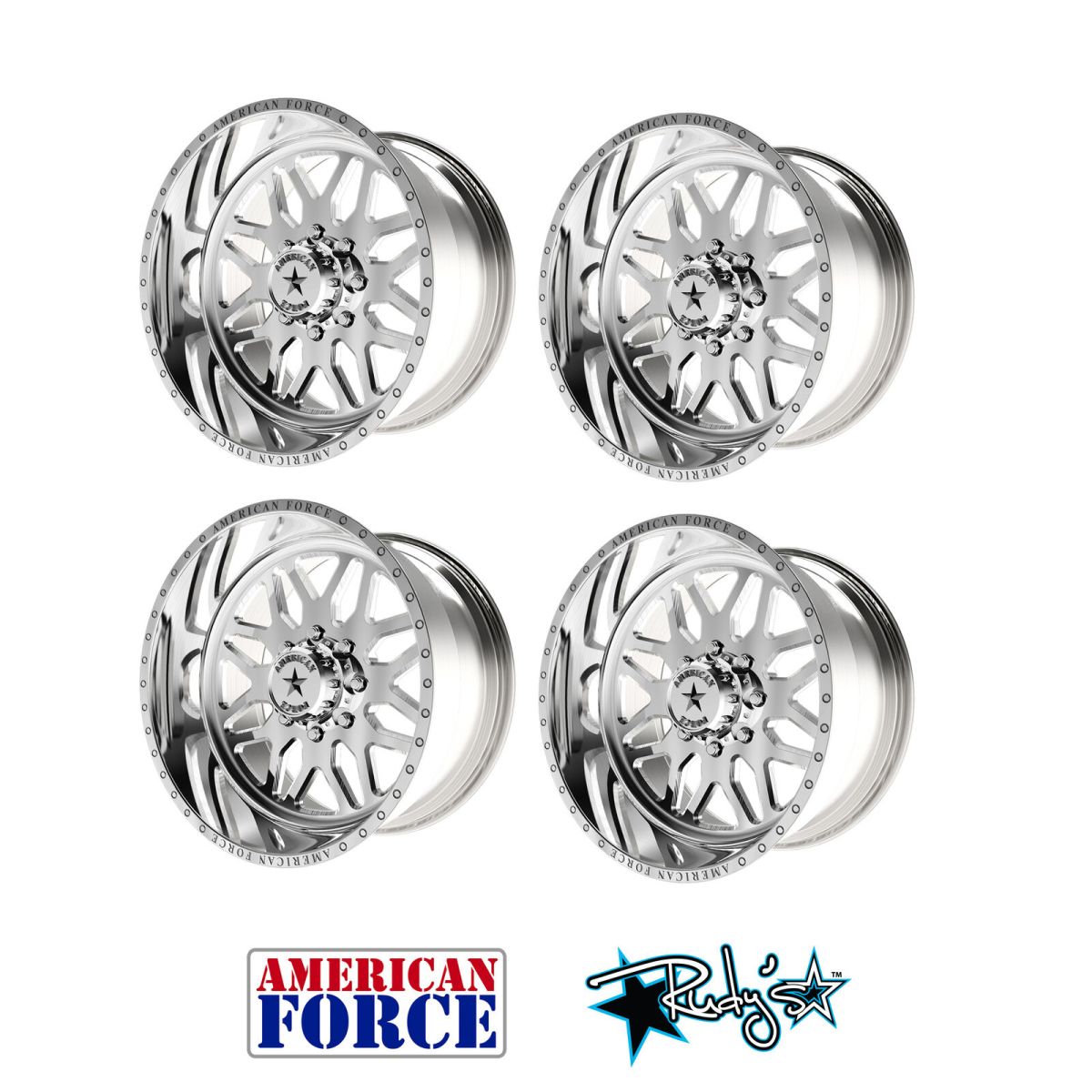 American Force - (4) American Force SS8 Trax Wheels
