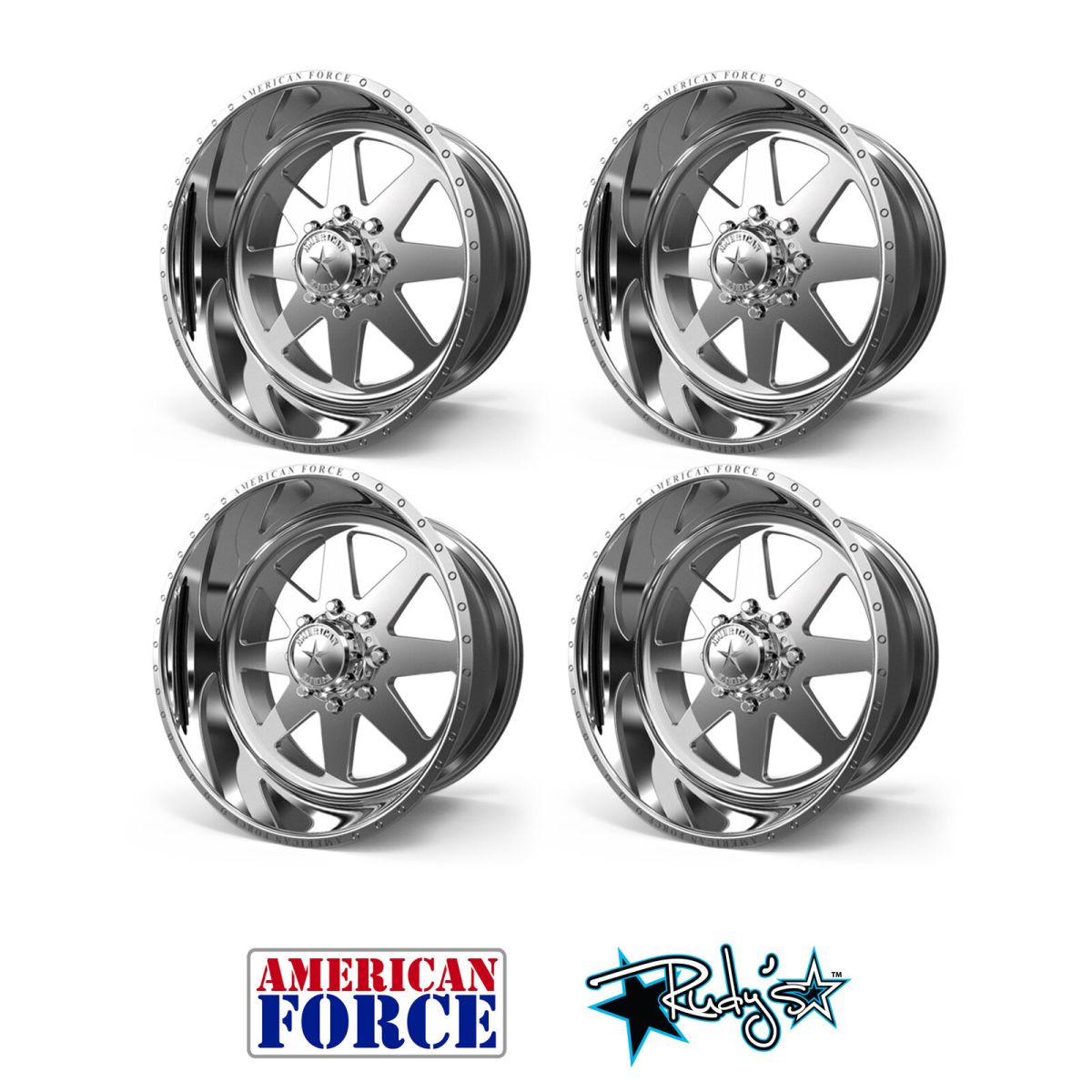 American Force - (4) American Force SS8 Independence Wheels