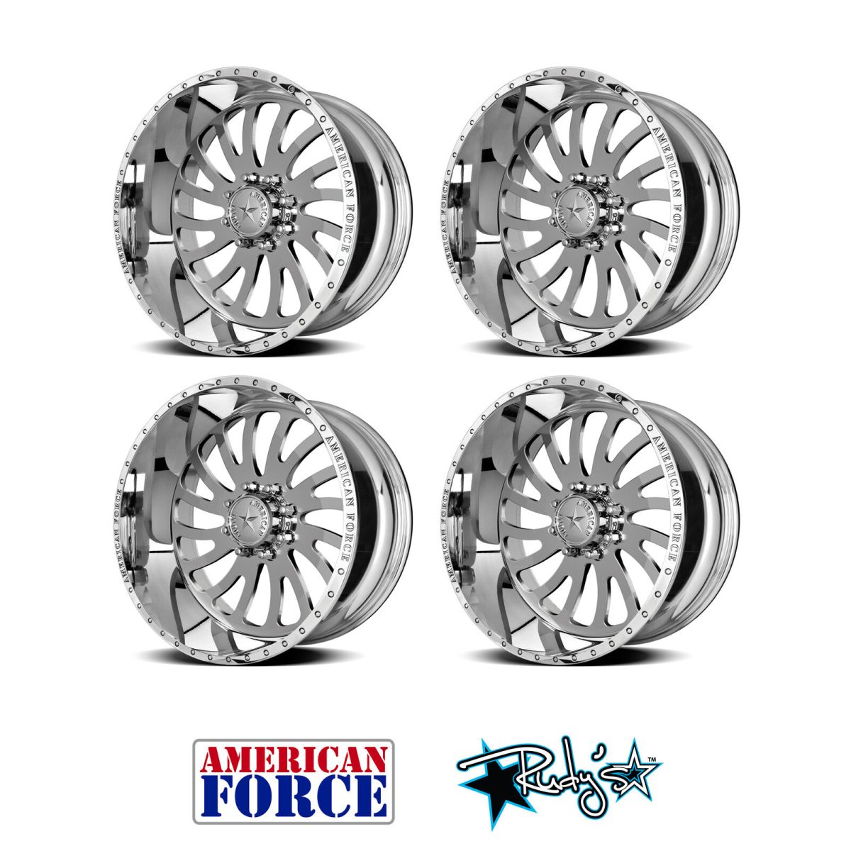 American Force - (4) American Force SS8 Octane Wheels