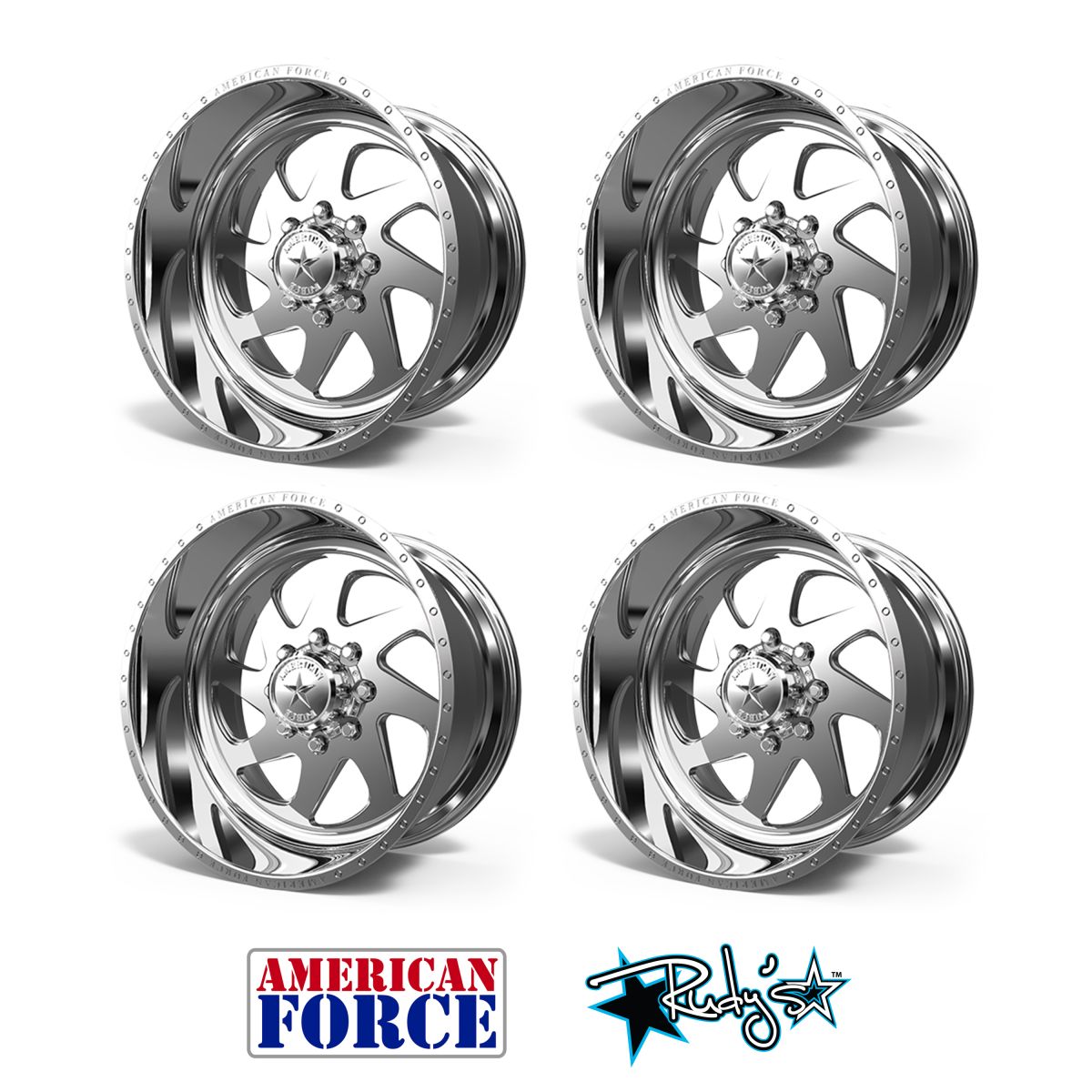 American Force - (4) American Force SS8 Banshee Wheels