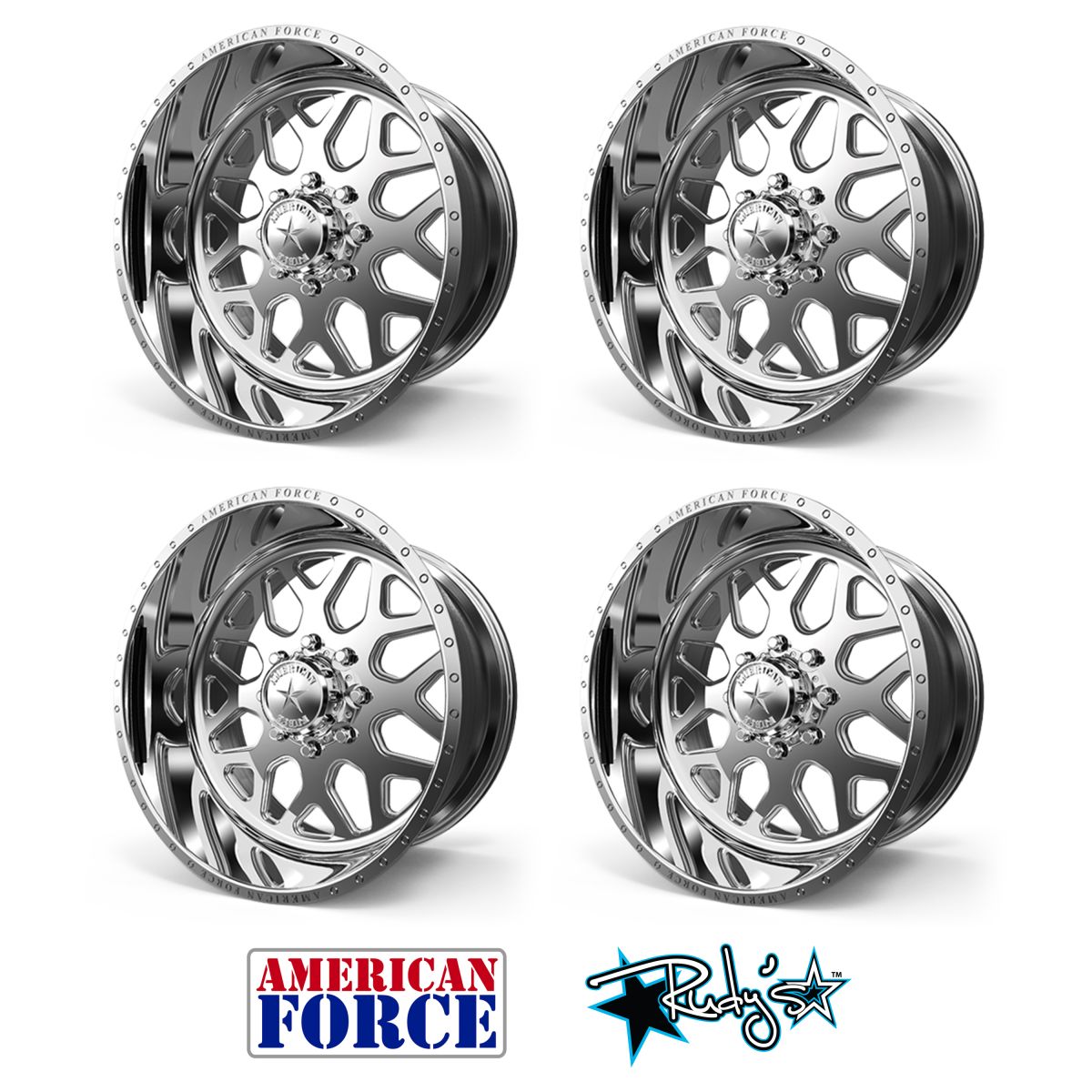 American Force - (4) American Force SS8 Heat Wheels