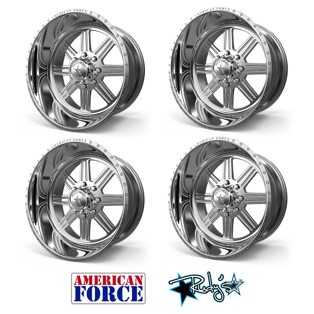 American Force - (4) American Force SS8 Hero Wheels