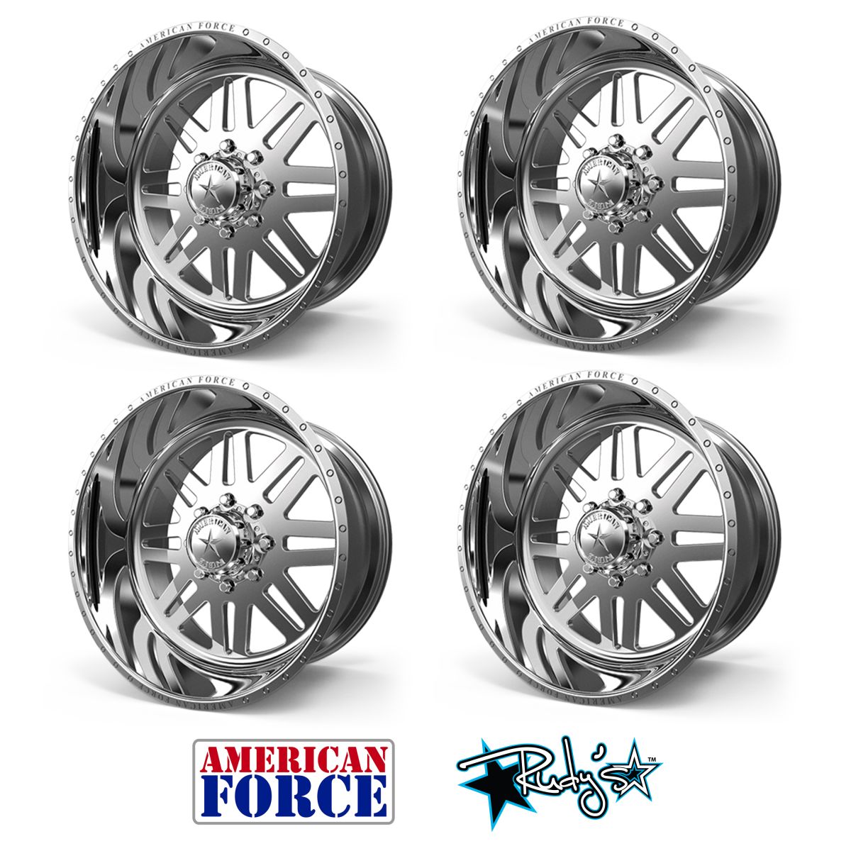 American Force - (4) American Force SS8 Liberty Wheels