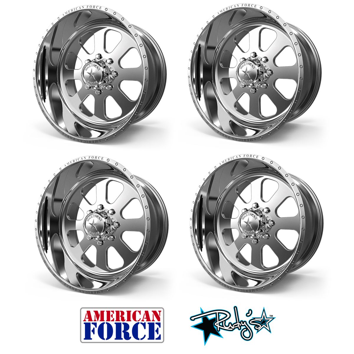 American Force - (4) American Force SS8 Recon Wheels