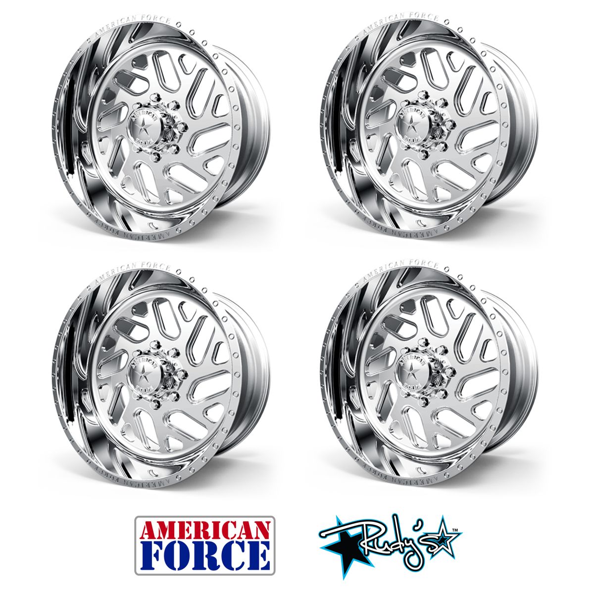 American Force - (4) American Force SS8 Rook Wheels