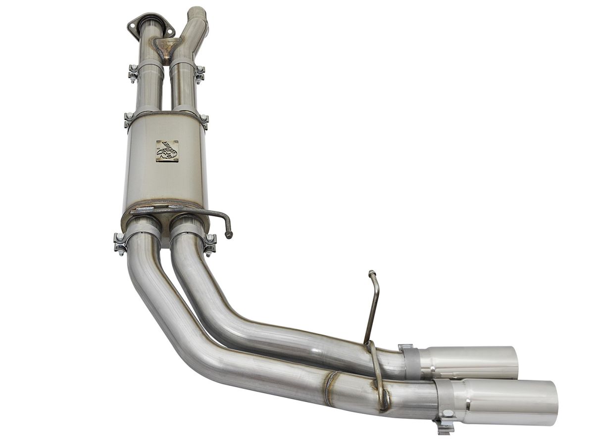 aFe Power - aFe Power Rebel Series 3" 409 Stainless Steel Cat-Back Exhaust System (Polished Tips) For 17-19 F-150 Raptor