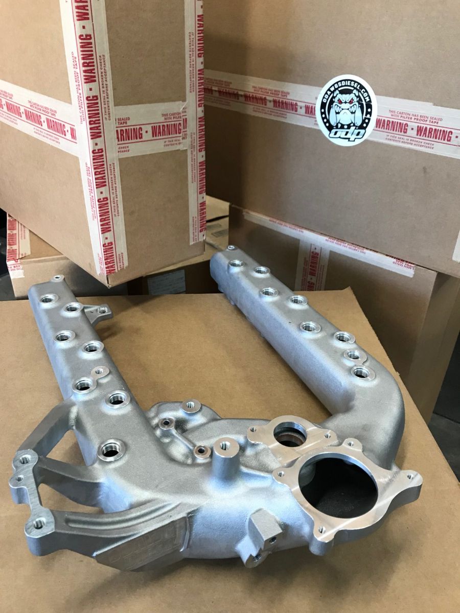 ODAWG Diesel - ODAWGS S2R Ported Intake Manifold For 03-07 6.0 Powerstroke