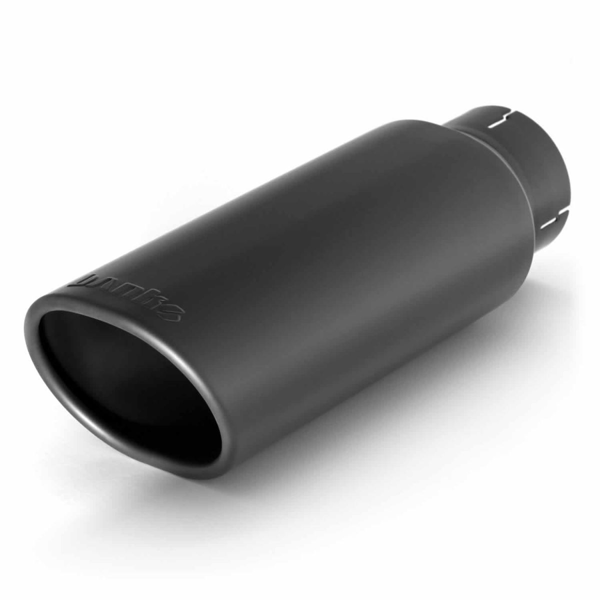 Banks Power - Banks Power Tailpipe Tip Kit Ob Round Angle Cut Black 3 Inch Tube 3.75 X 4.5 X 11.5 inch