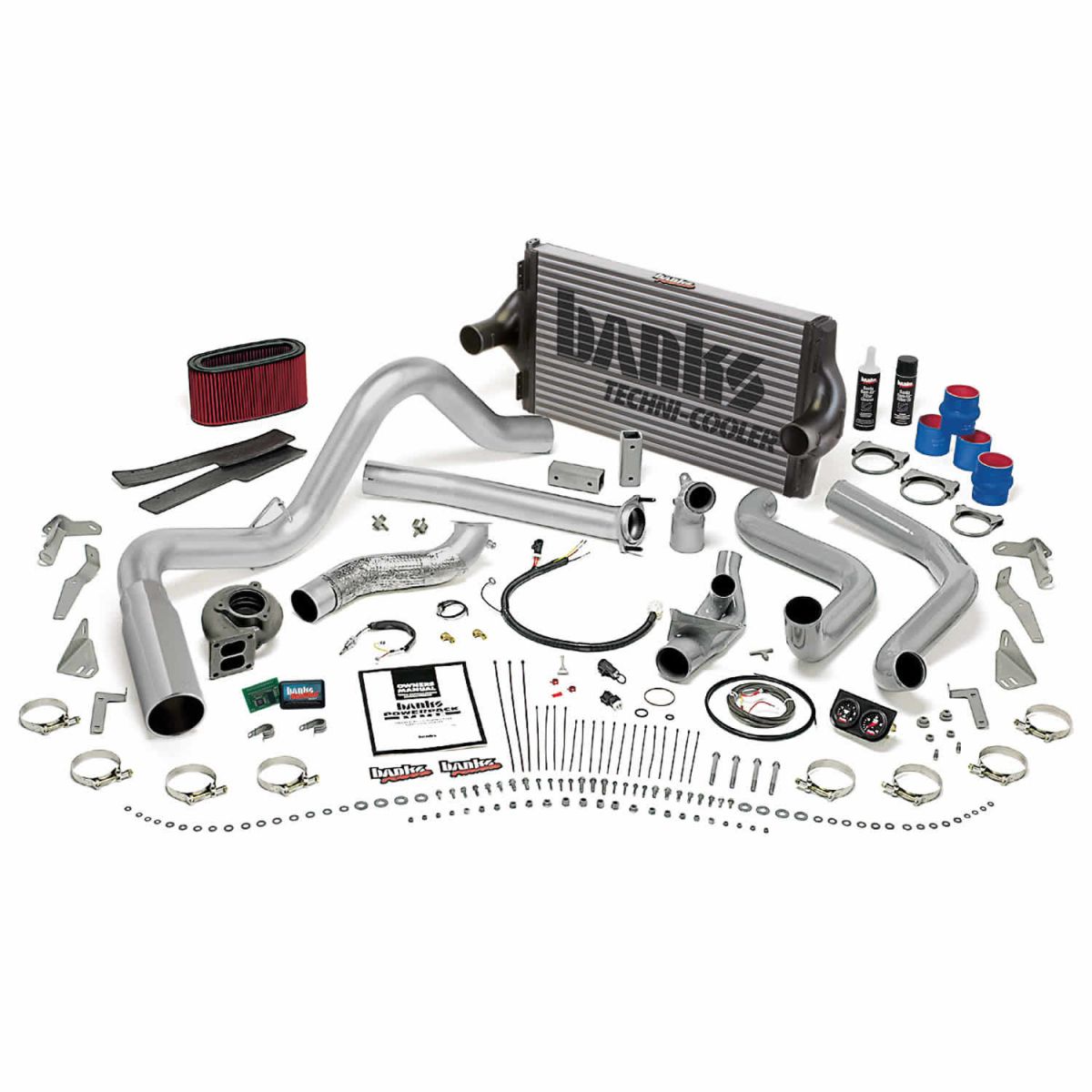 Banks Power - Banks Power PowerPack Bundle Complete Power System W/OttoMind Engine Calibration Module Chrome Tip 95.5-97 Ford 7.3L Manual Transmission