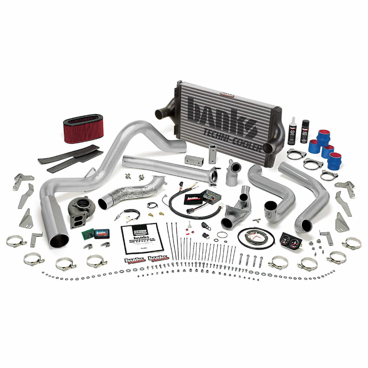 Banks Power - Banks Power PowerPack Bundle Complete Power System W/OttoMind Engine Calibration Module Chrome Tail Pipe 94-95.5 Ford 7.3L Automatic Transmission