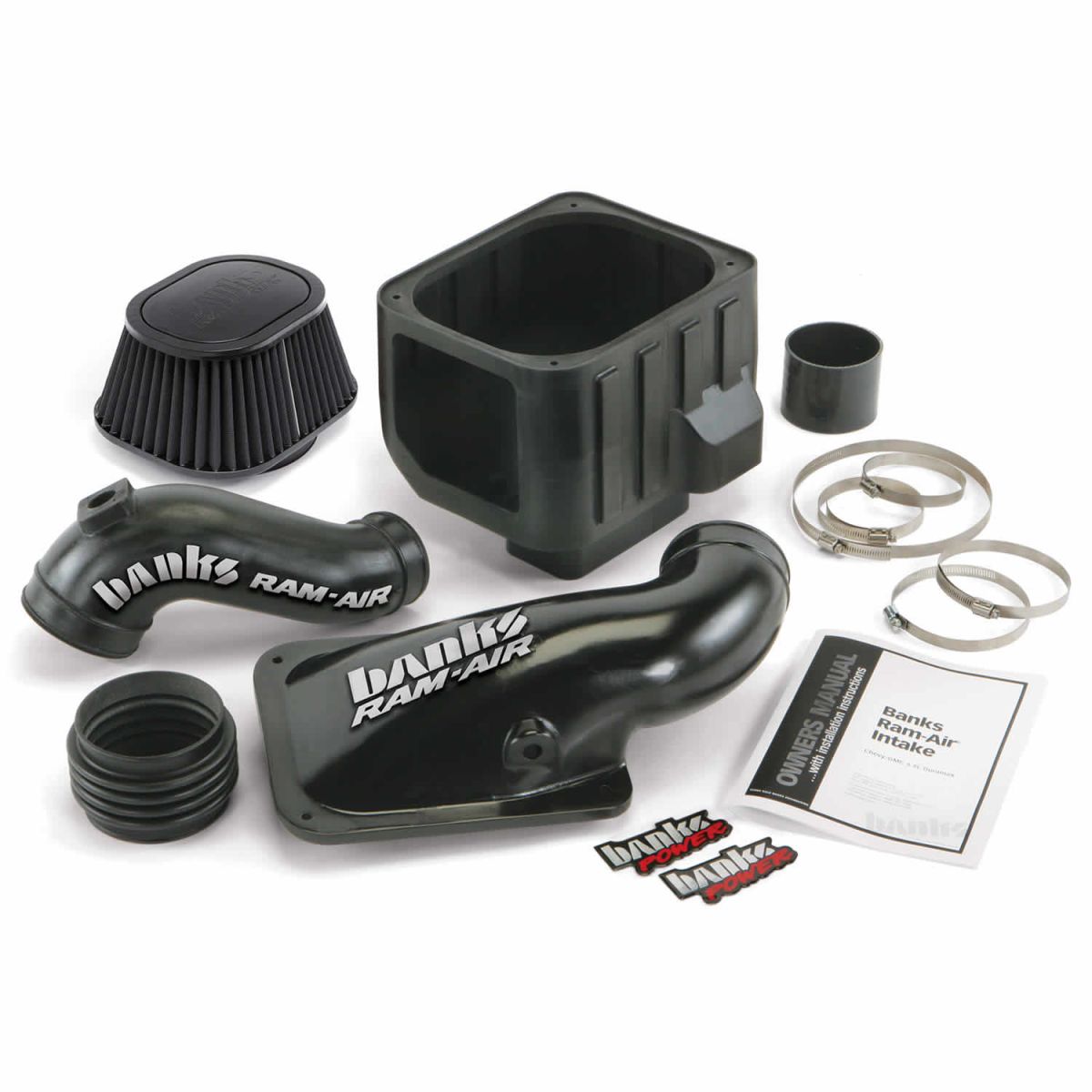 Banks Power - Banks Power Ram-Air Cold-Air Intake System Dry Filter 01-04 Chevy/GMC 6.6L LB7