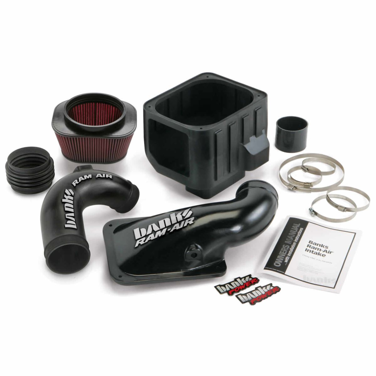 Banks Power - Banks Power Ram-Air Cold-Air Intake System With Oiled Filter For 04-05 6.6L Duramax