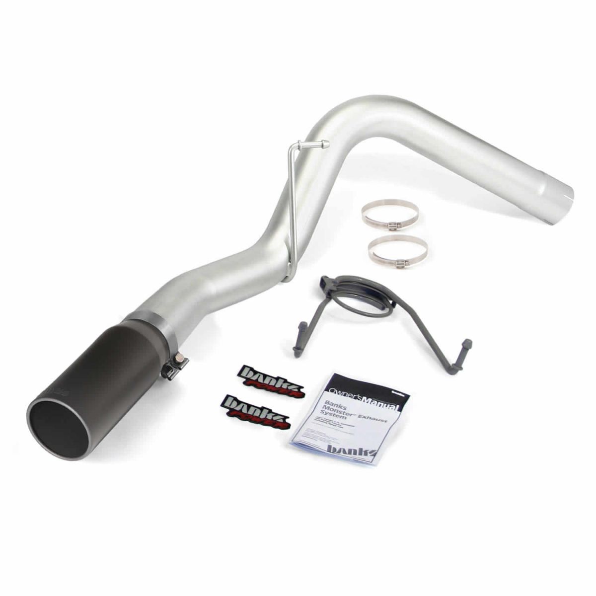 Banks Power - Banks Power Monster Exhaust System Single Exit Black Tip 14-18 Ram 6.7L CCSB