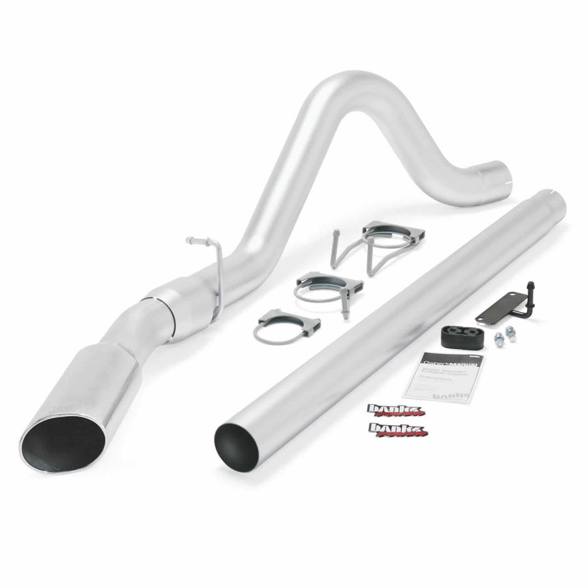 Banks Power - Banks Power Monster Exhaust System Single Exit Chrome Tip 08-10 Ford 6.4L All Cab and Bed Lengths