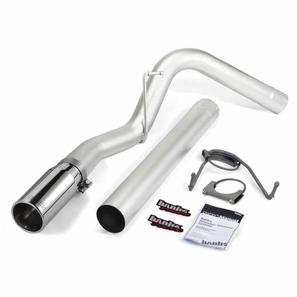 Banks Power - Banks Power Monster Exhaust System Single Exit Chrome Tip 14-18 Ram 6.7L CCSB