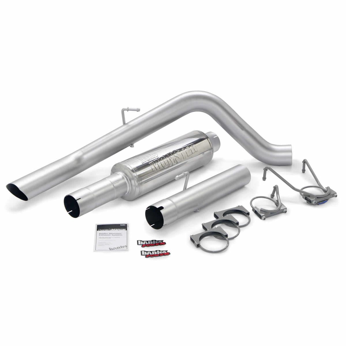 Banks Power - Banks Power 4" Cat Back Monster Sport Exhaust System For 04-07 5.9L Cummins SCLB/CCSB