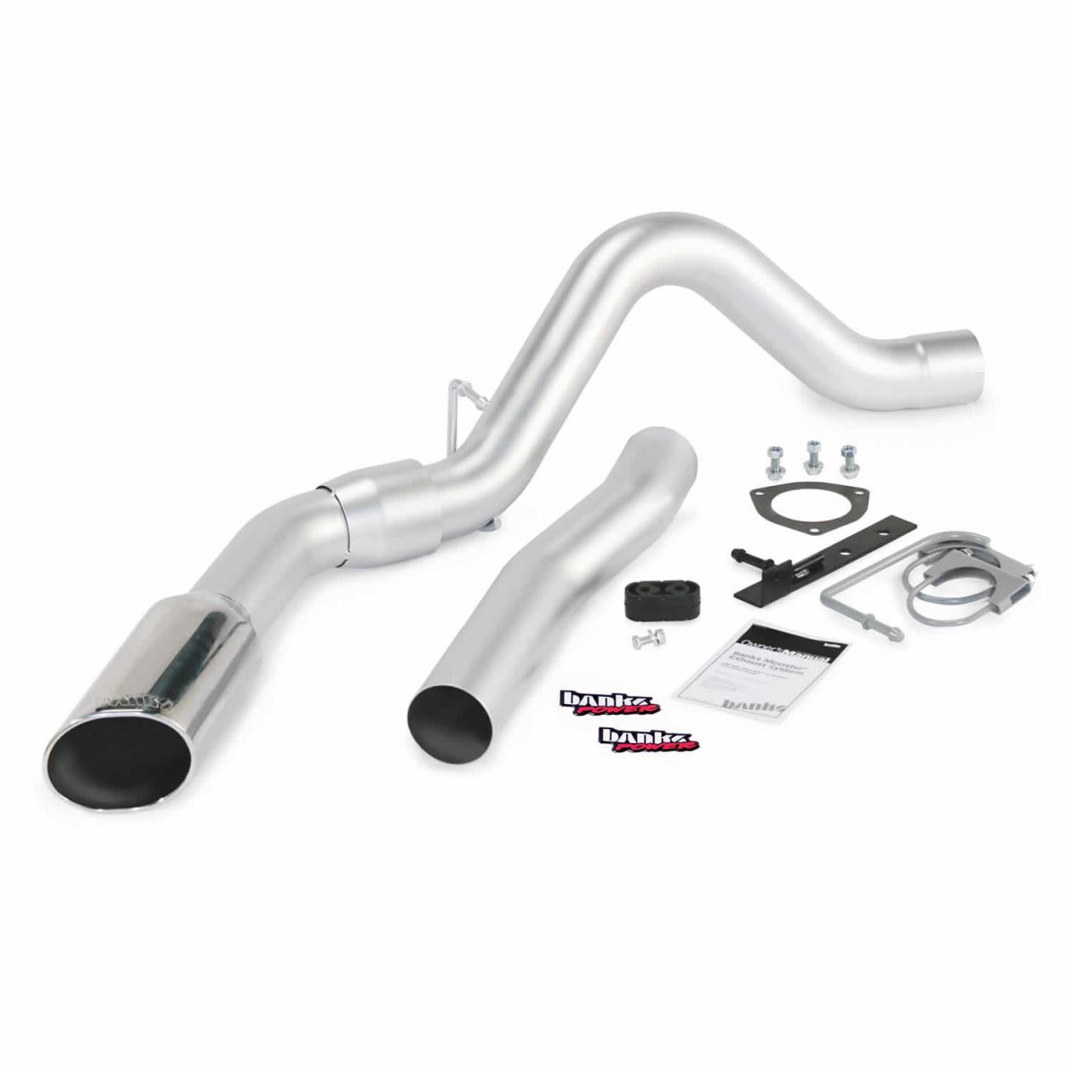 Banks Power - Banks Power Monster Exhaust System Single Exit Chrome Tip 15 6.6L LML DCSB-CCLB