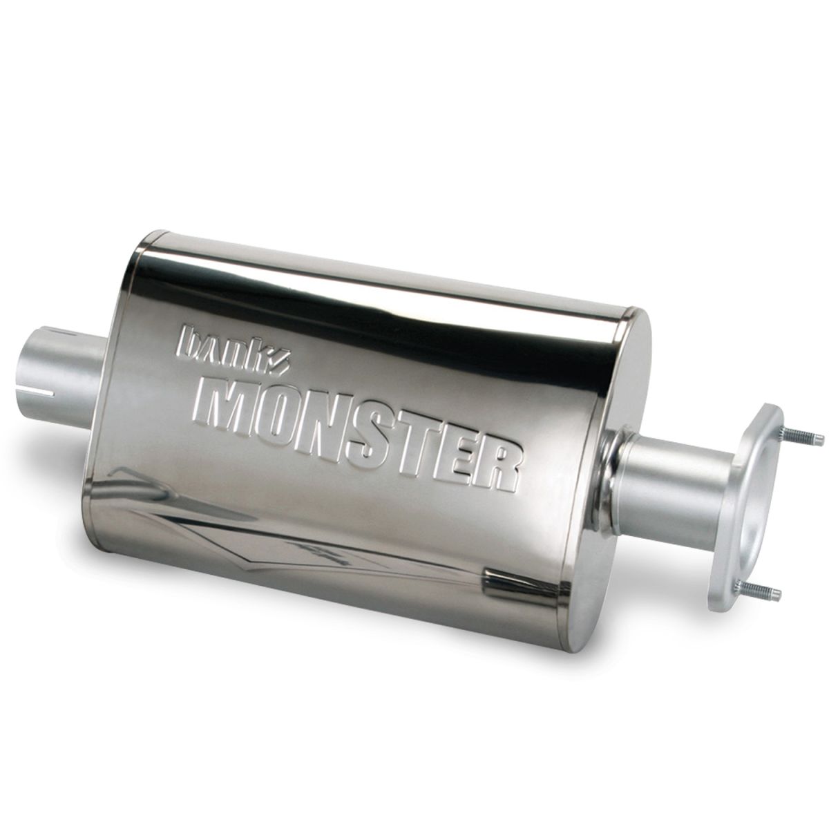 Banks Power - Banks Power Stainless Steel Exhaust Muffler 2.5 Inch Inlet and Outlet W/adapter 04-06 Jeep 4.0L