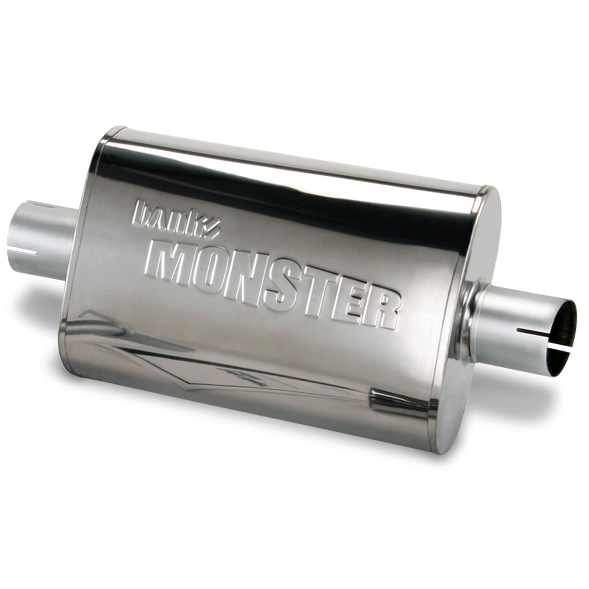 Banks Power - Banks Power Stainless Steel Exhaust Muffler 2.5 Inch Inlet and Outlet W/adapter 91-99 Jeep 4.0L