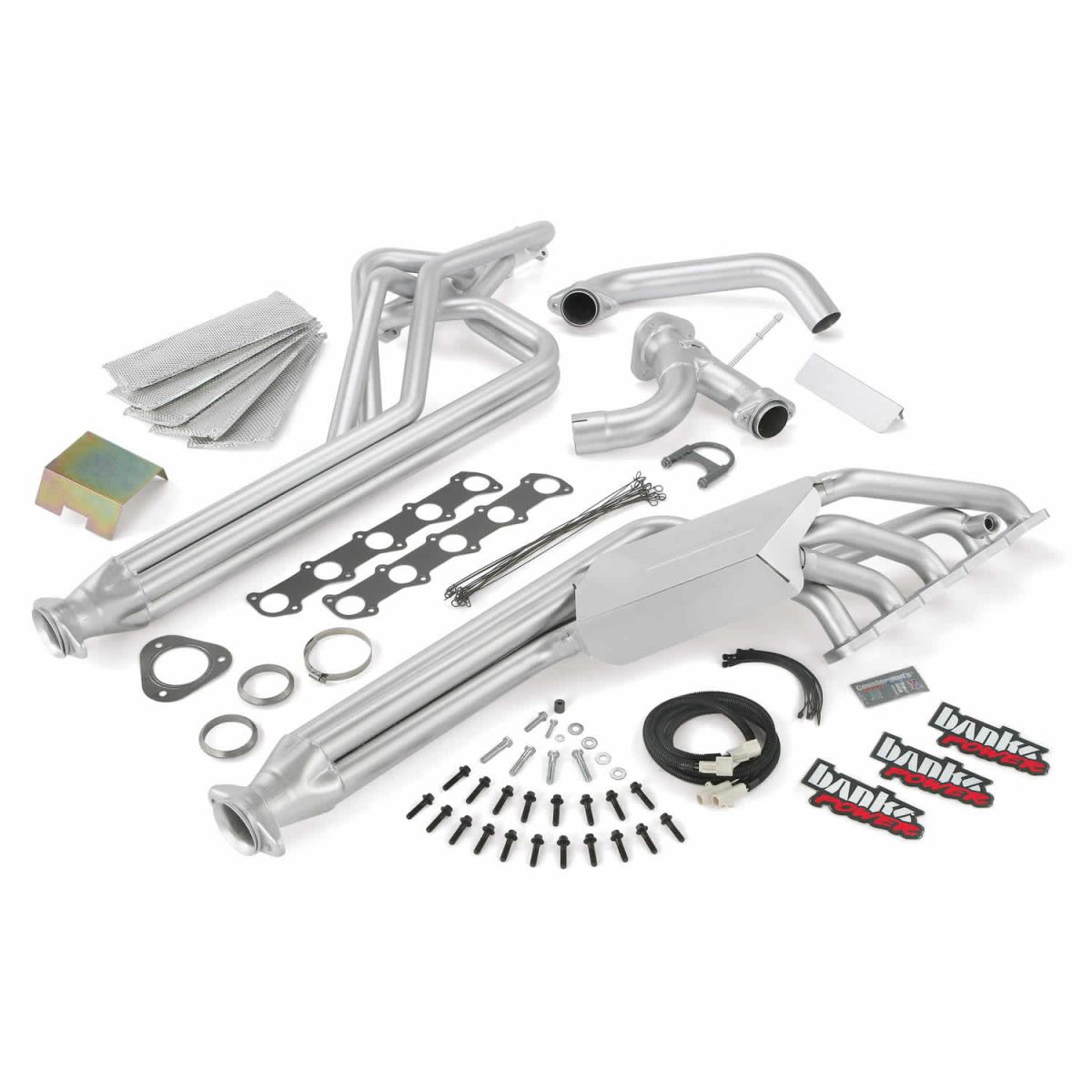 Banks Power - Banks Power Torque Tube Exhaust Header System 97-03 Ford F-53 6.8L V-10 Class-A Motorhome No EGR