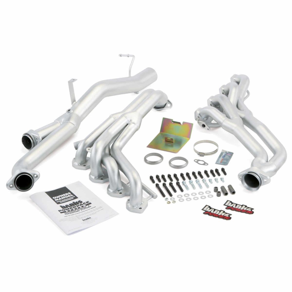 Banks Power - Banks Power Torque Tube Exhaust Header System 96-97 Ford 460 Truck California Emissions Automatic Transmission