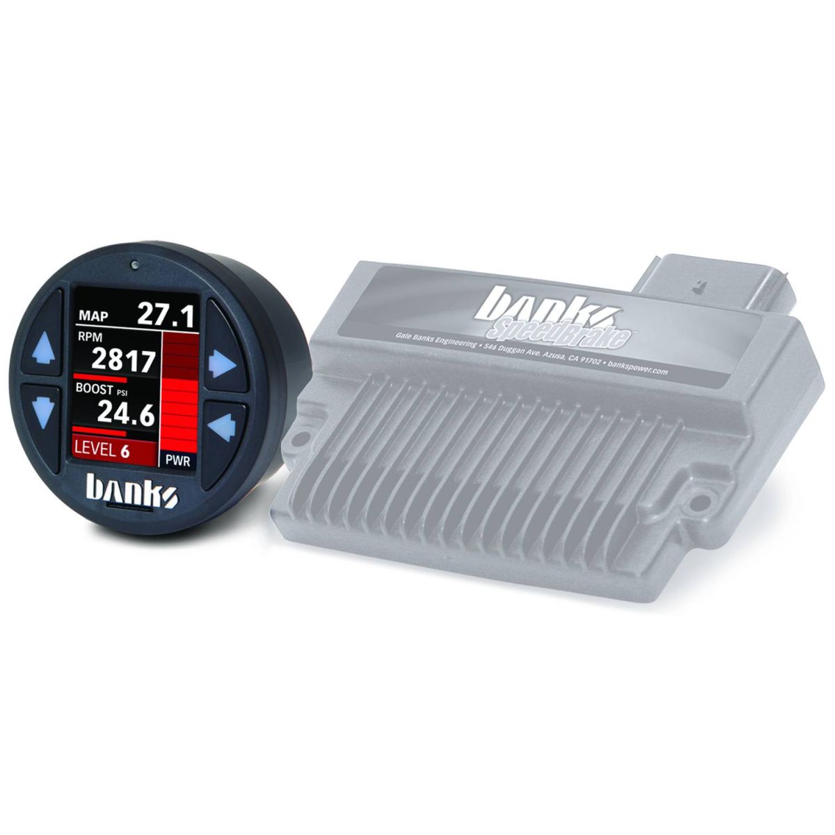 Banks Power - Banks Power Banks SpeedBrake with Banks iDash 1.8 Super Gauge for use with 2006-2007 Chevy 6.6L, LLY-LBZ