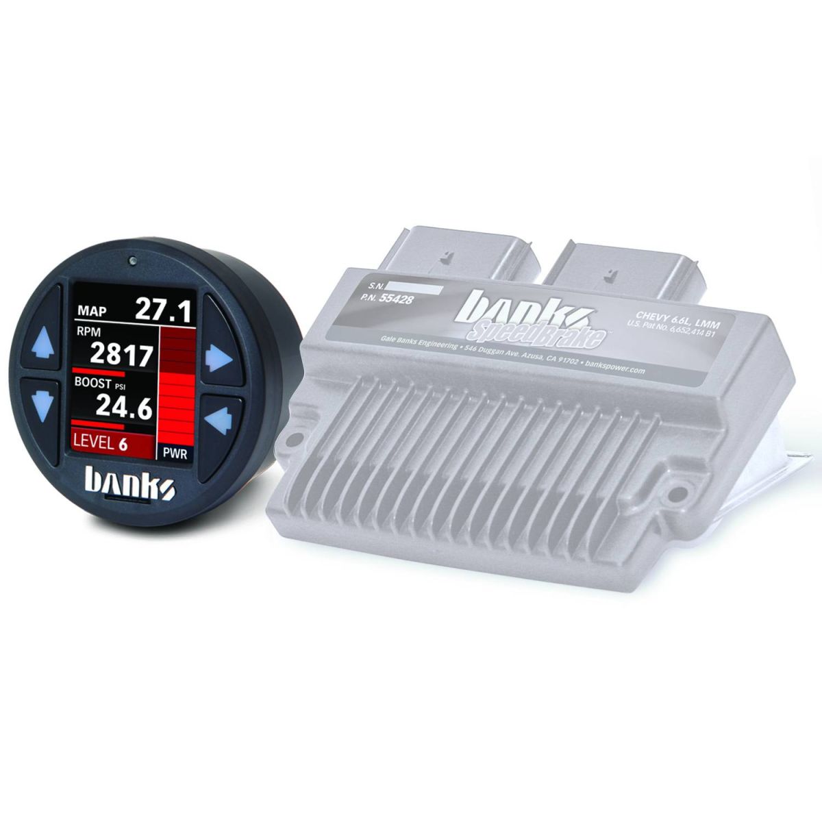 Banks Power - Banks Power Six-Gun Diesel Tuner with Banks iDash 1.8 Super Gauge for use with 2008-2010 Ford 6.4L