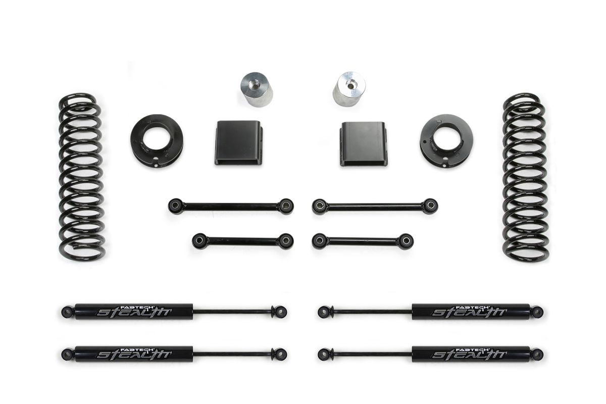 Fabtech - Fabtech 3 Inch Sport Lift Kit With Stealth Shocks For 2020 Jeep Gladiator