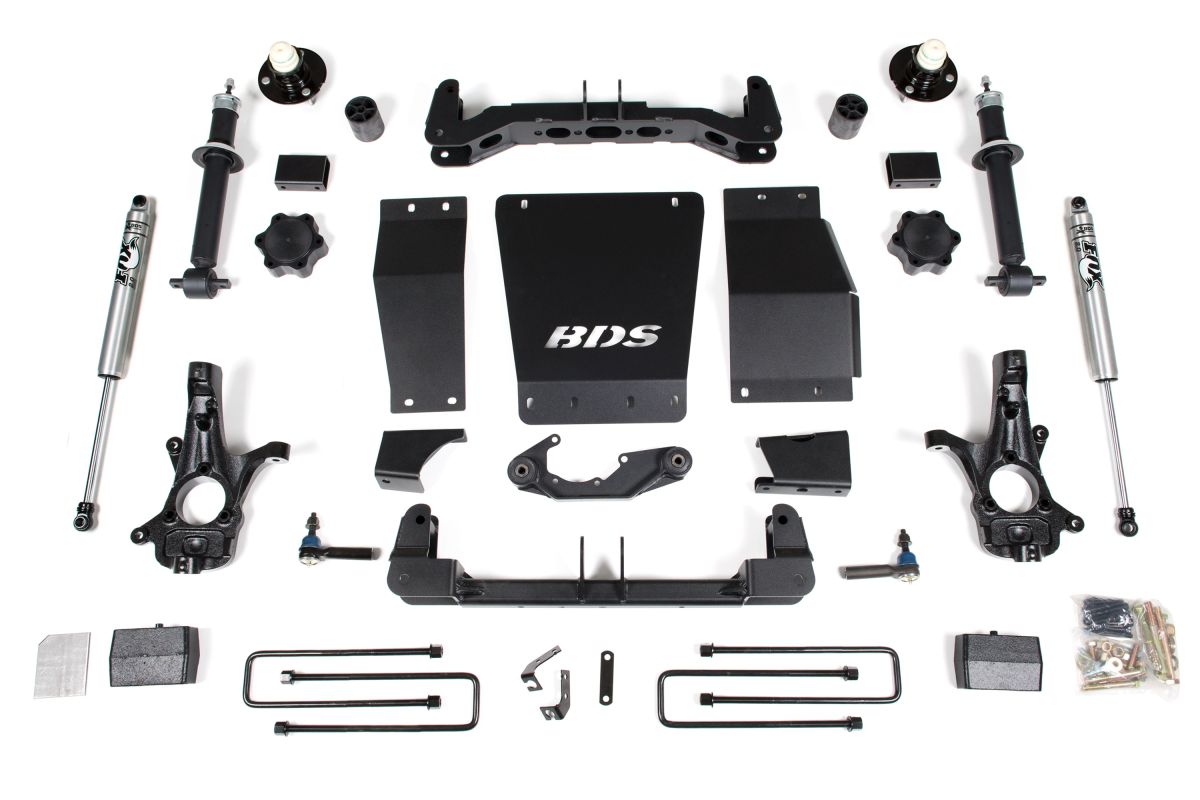 BDS Suspension - BDS 4" Lift Kit & NX2 Shocks For 14-18 Chevy/GMC 1500 With Cast Steel Control Arms