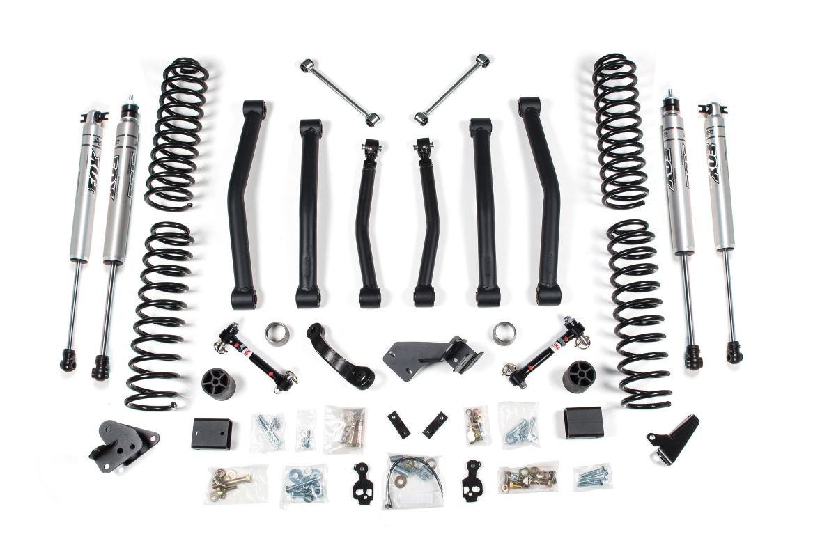BDS Suspension - BDS 4" Lift Kit With NX2 Shocks For 12-17 Jeep Wrangler JK 2 Door 4WD - Standard Or Rubicon