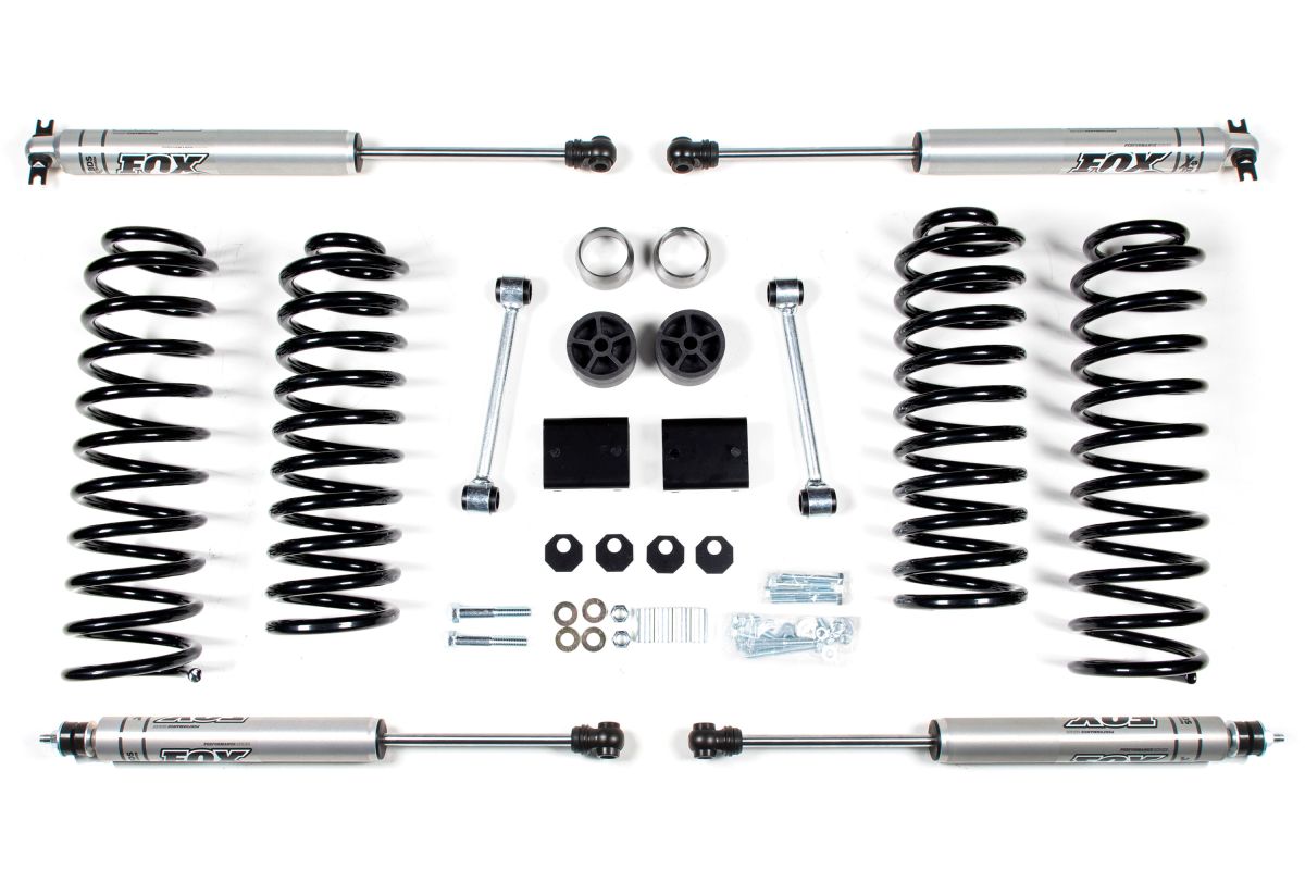 BDS Suspension - BDS 2" Lift Kit With NX2 Shocks For 12-18 Jeep Wrangler JK 4 Door 4WD - Standard Or Rubicon