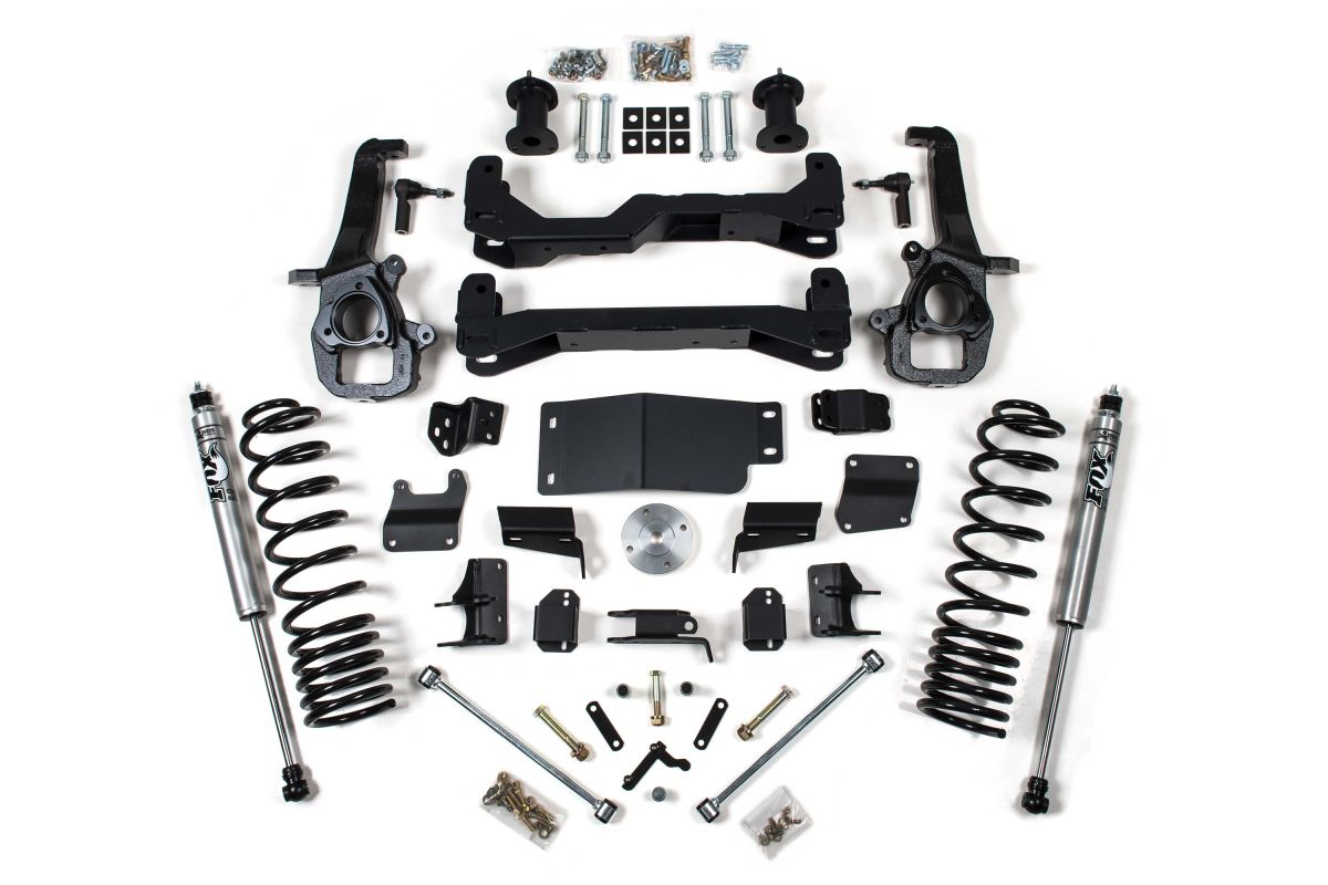 BDS Suspension - BDS 4" Lift Kit With Fox 2.0 Series Shocks For 2019 Ram 1500 4WD With Large Hub Bore Knuckles