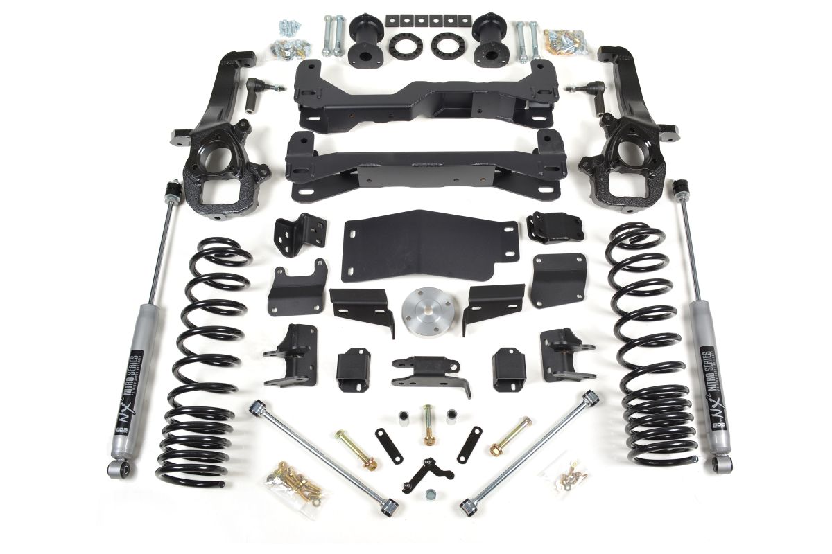 BDS Suspension - BDS 6" Lift Kit With NX2 Shocks For 2019 Ram 1500 4WD With Large Hub Bore Knuckles