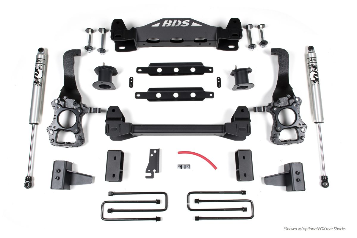 BDS Suspension - BDS 4" Lift Kit & NX2 Shocks For 15-20 Ford F-150 2WD