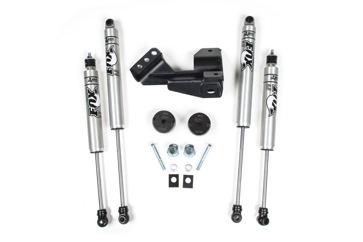 BDS Suspension - BDS 2" Leveling Kit With Fox 2.0 Series Shocks For 17-19 Ford F-250 & F-350