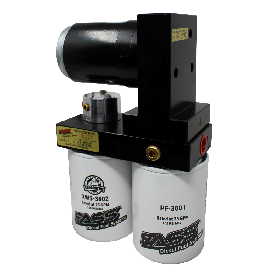 FASS - FASS Titanium 220GPH Signature Series Diesel Fuel Lift Pump For 17-19 6.6 Duramax - (TUNING REQUIRED)
