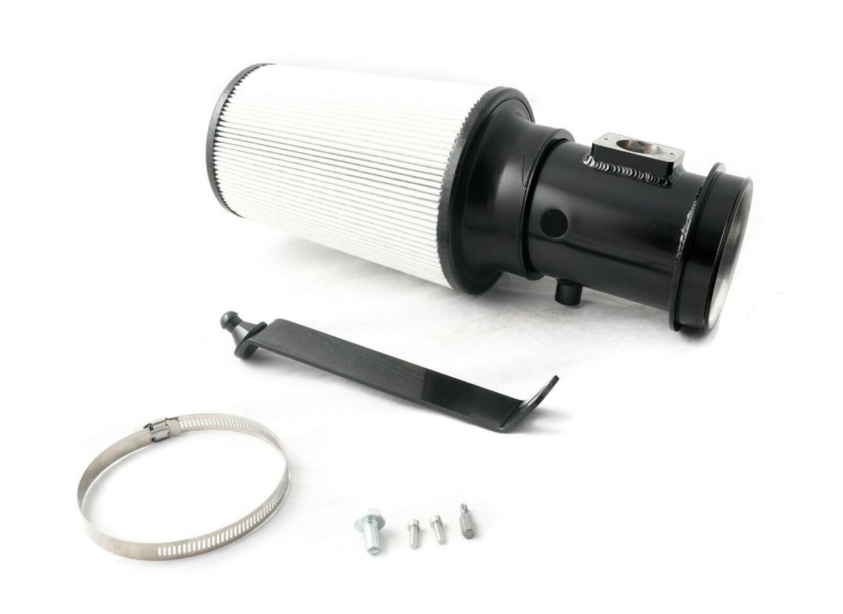 Rudy's Performance Parts - Rudy's Black Cold Air Intake Kit w/ S&B Dry Filter For 08-10 6.4 Powerstroke
