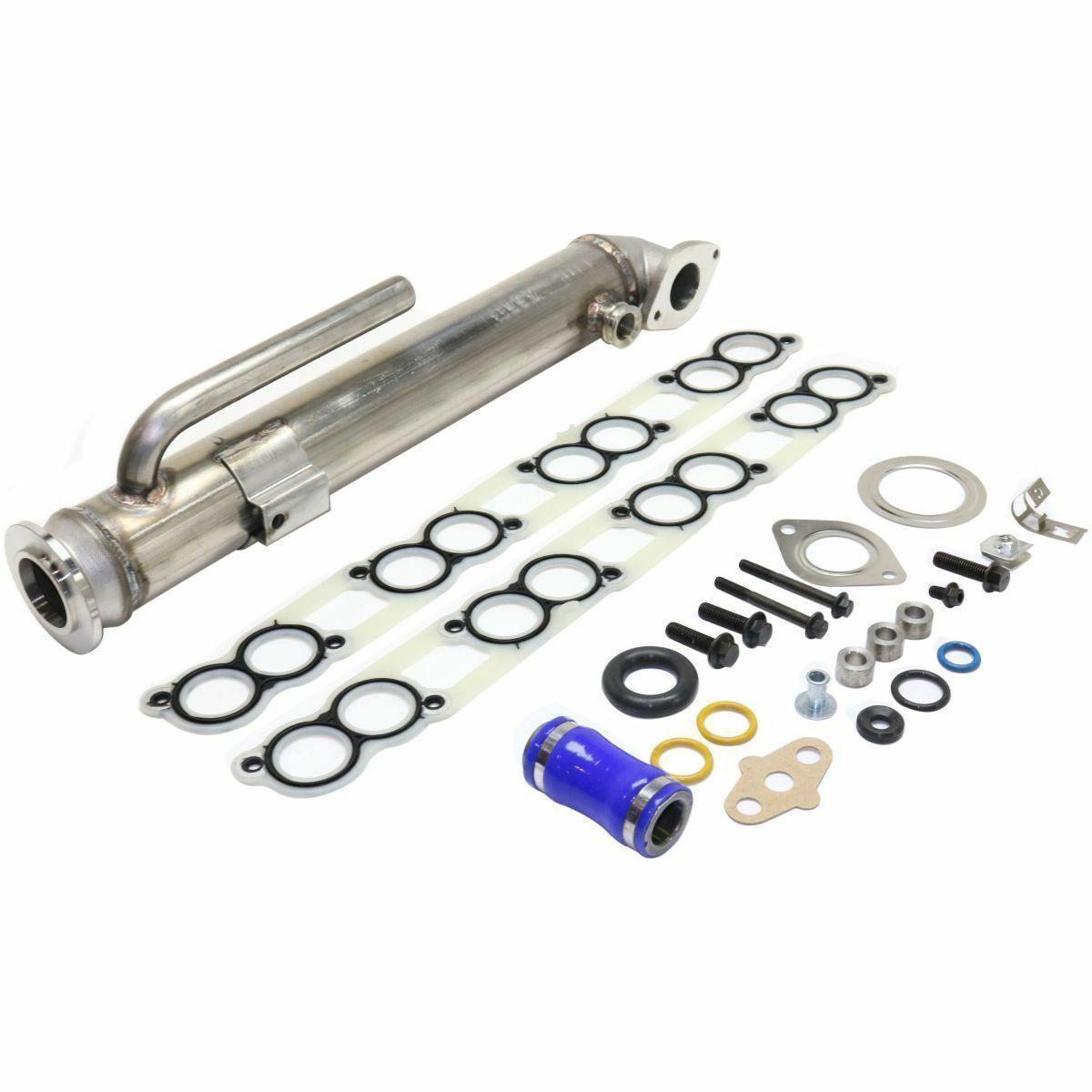 Rudy's Performance Parts - Rudy's Upgraded Round EGR Cooler & Gasket Kit For 03-04 6.0 Powerstroke